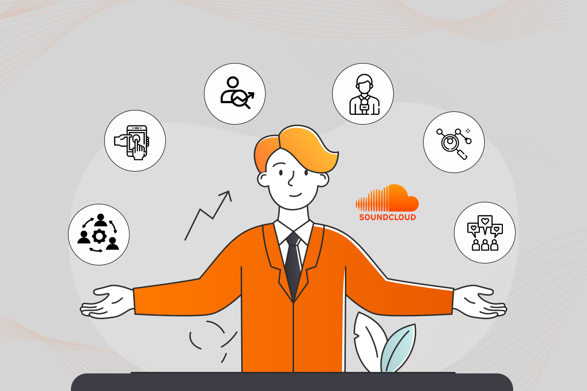 Nutzen Sie die Funktionen und Tools von SoundCloud