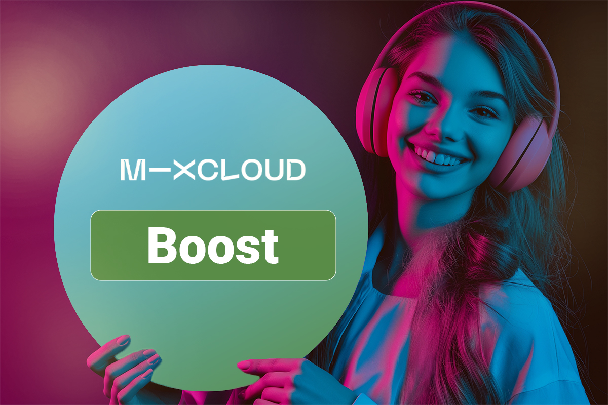 Nutzen Sie Mixcloud Boost