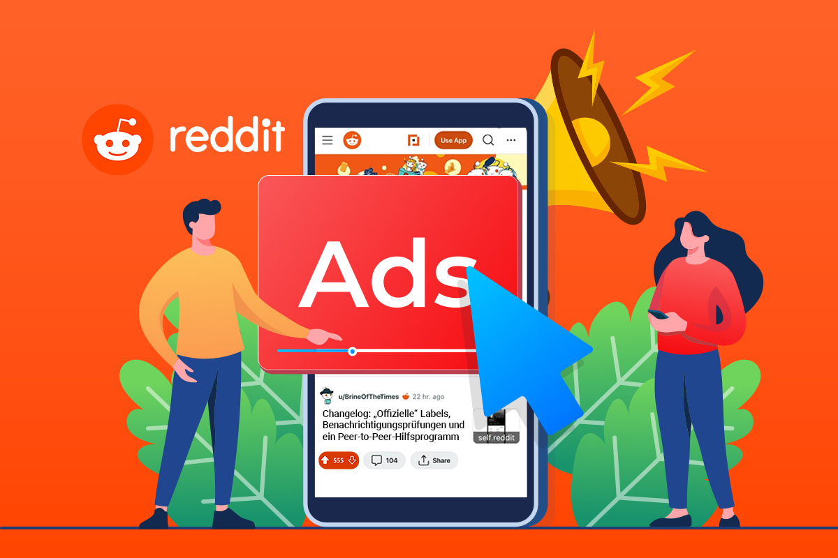Werben und Promoten auf Reddit Ad