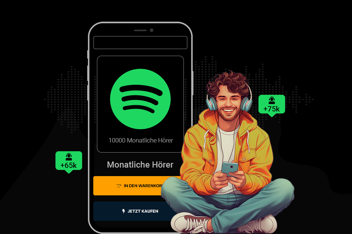 Kaufen Sie monatliche Spotify-Hörer