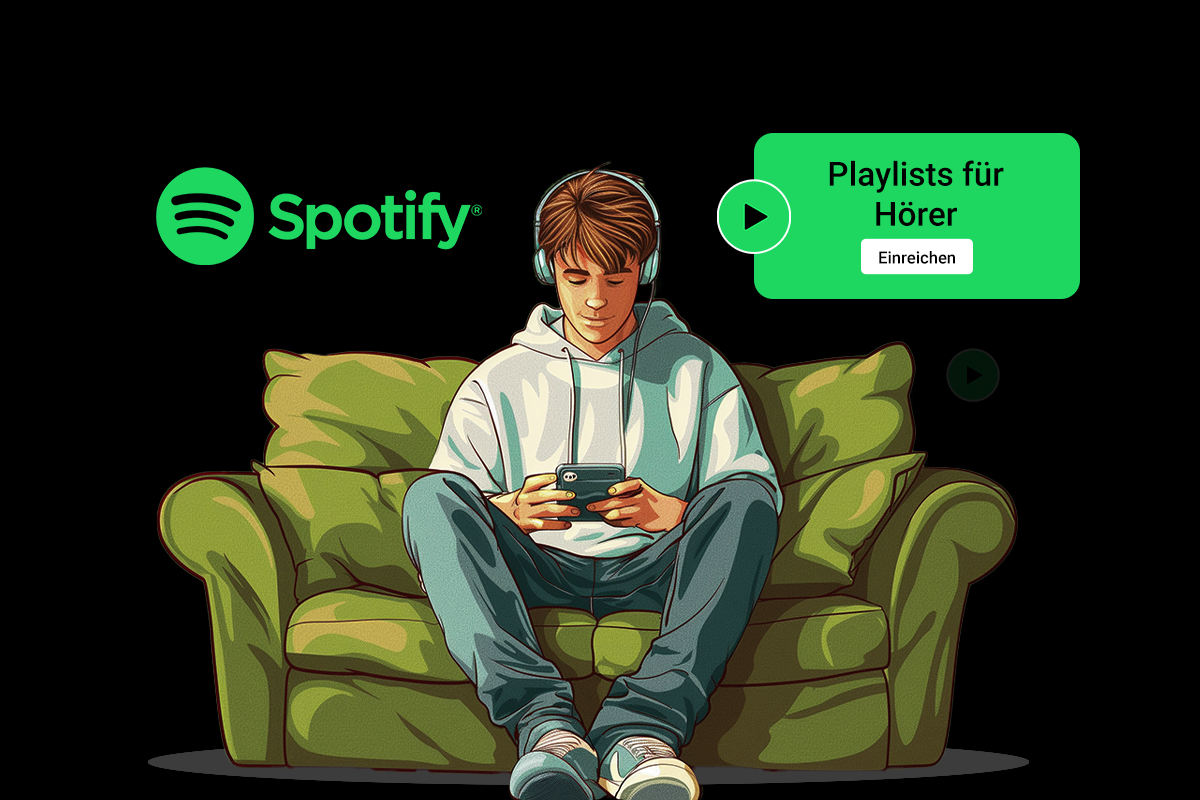 Senden Sie Ihre Musik an Hörer-Playlists