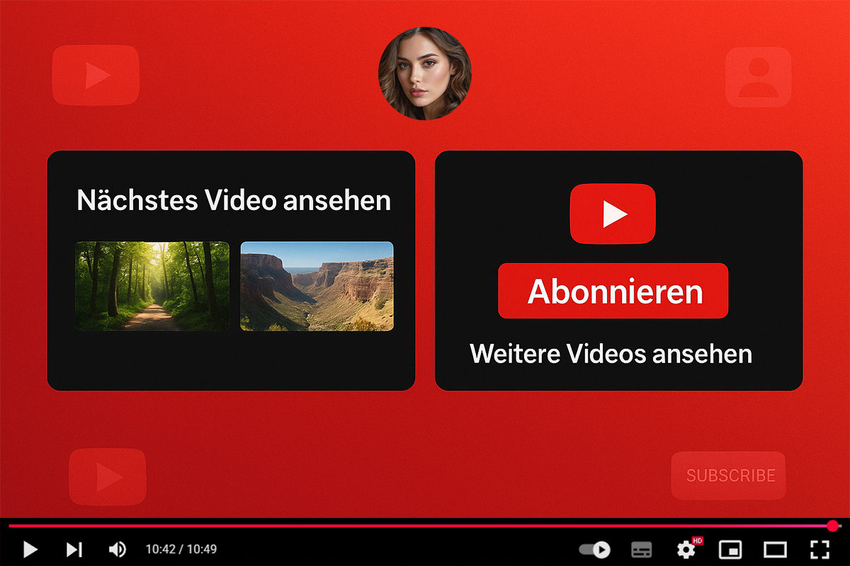 Abspann und Infokarten verwenden