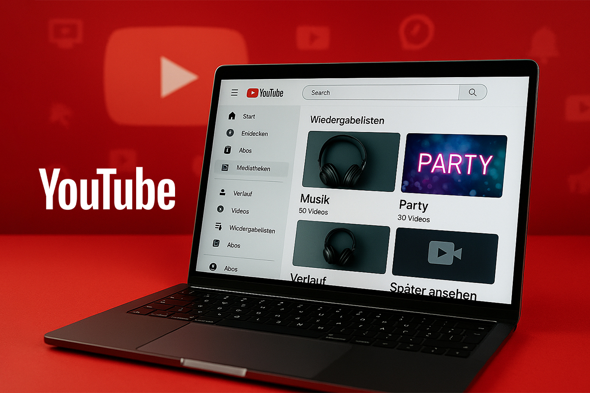 Nutze erstellte YouTube-Playlists
