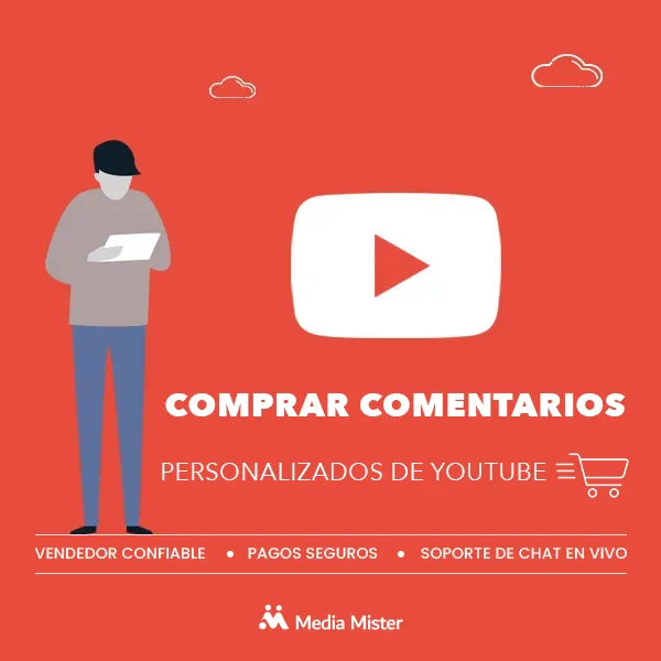 Comprar comentarios personalizados de YouTube