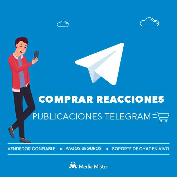 Comprar reacciones para publicaciones de Telegram