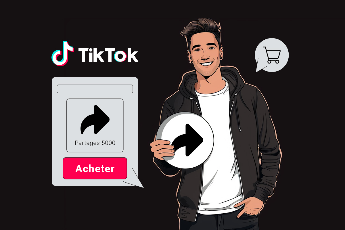 Acheter des partages TikTok