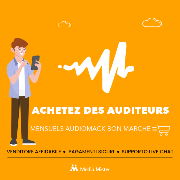achetez de vrais auditeurs mensuels Audiomack