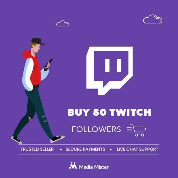 buy 50 twitch followers