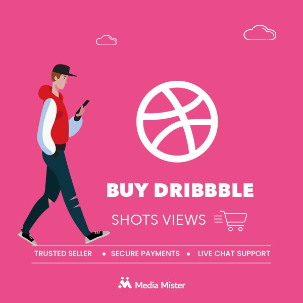 buy dribbble shots views