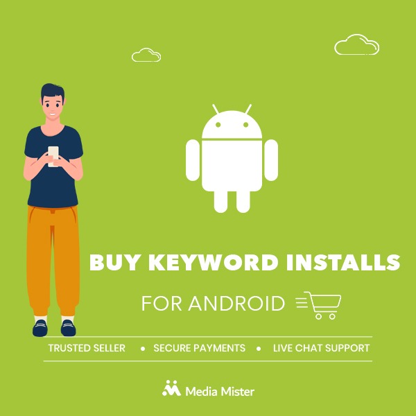 buy keyword installs for android