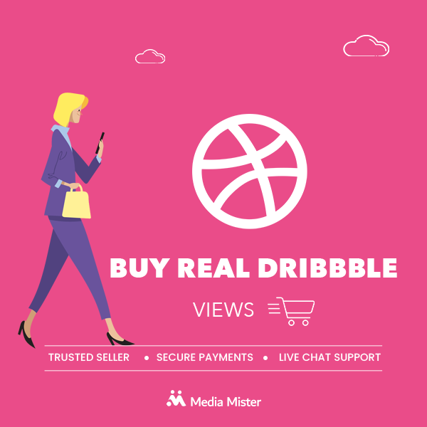 buy real dribbble views