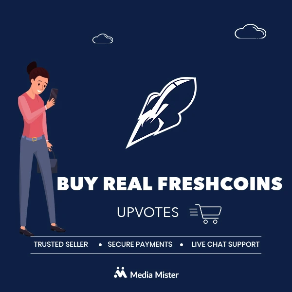 buy real freshcoins upvotes