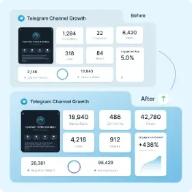 Telegram Channel Growth Service