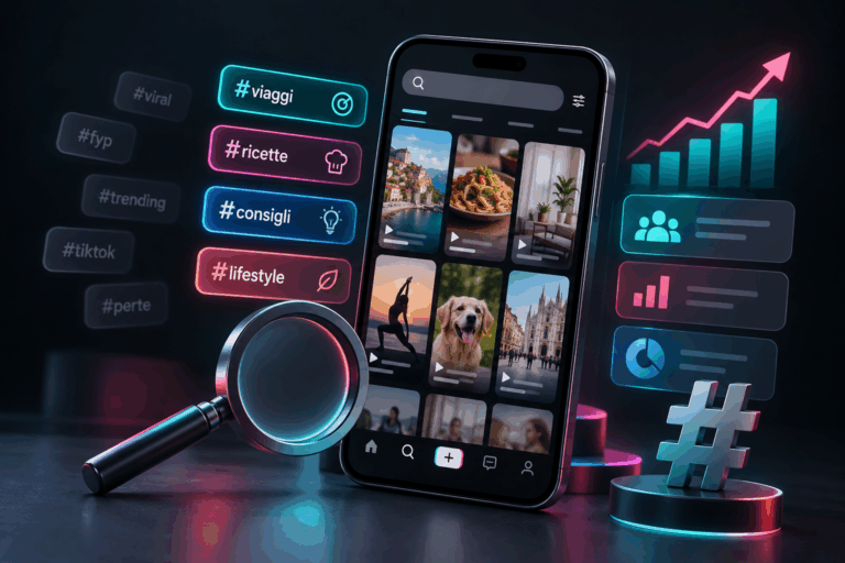 Hashtag TikTok: come aumentare la copertura nel 2026