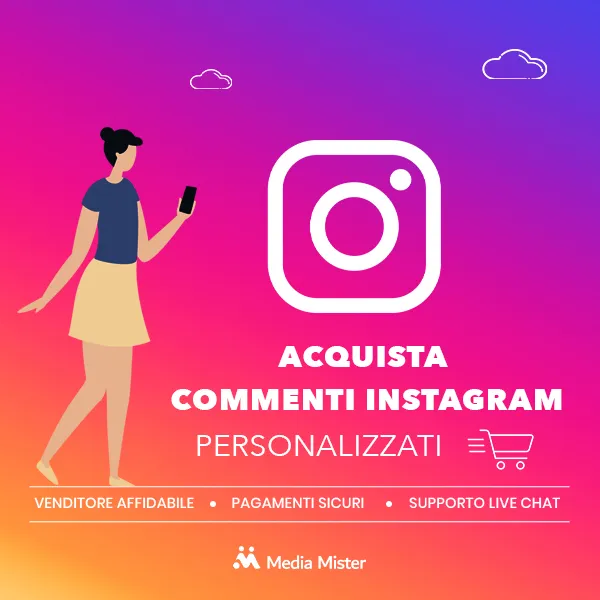 acquista commenti instagram personalizzati
