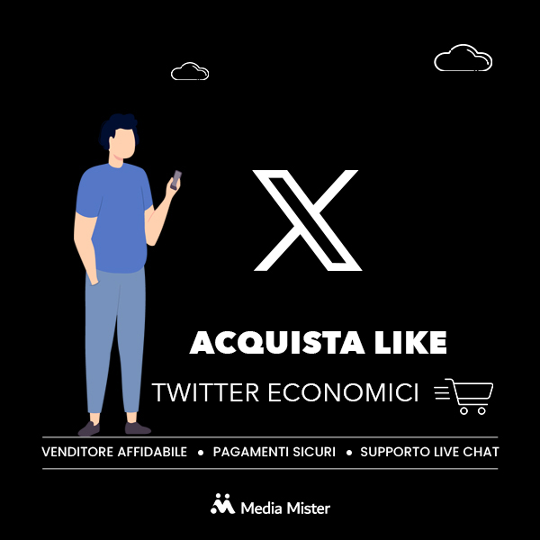 acquista like twitter economici